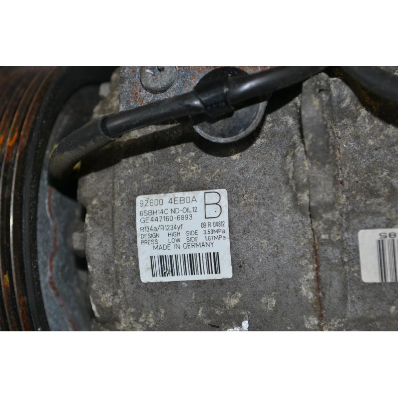 Κομπρεσέρ Aircondition - A/C Κλιματισμός Renault Scenic 2011-2016 926004EB0A 92600-4EB0A