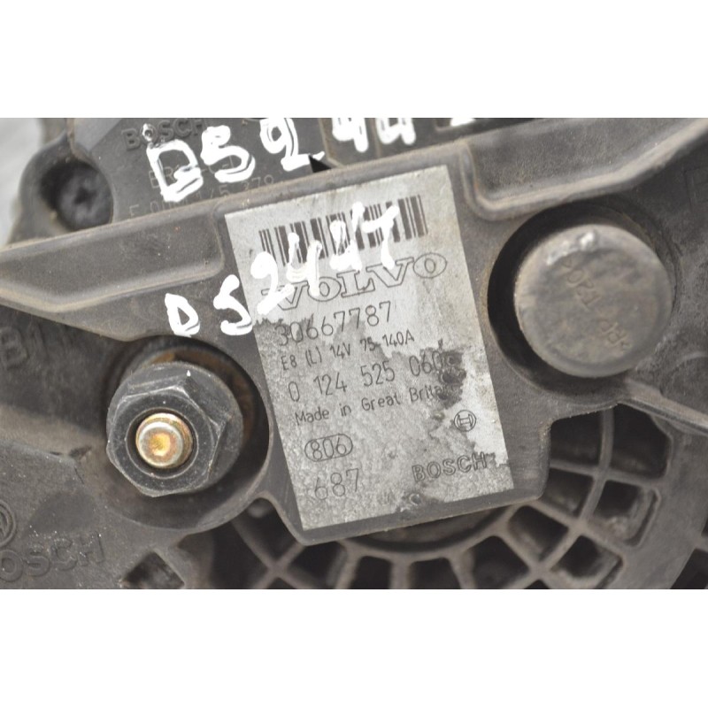Δυναμό Volvo S60 2.4 B204T 2005-2009 BOSCH 30667787 0124525060 140A