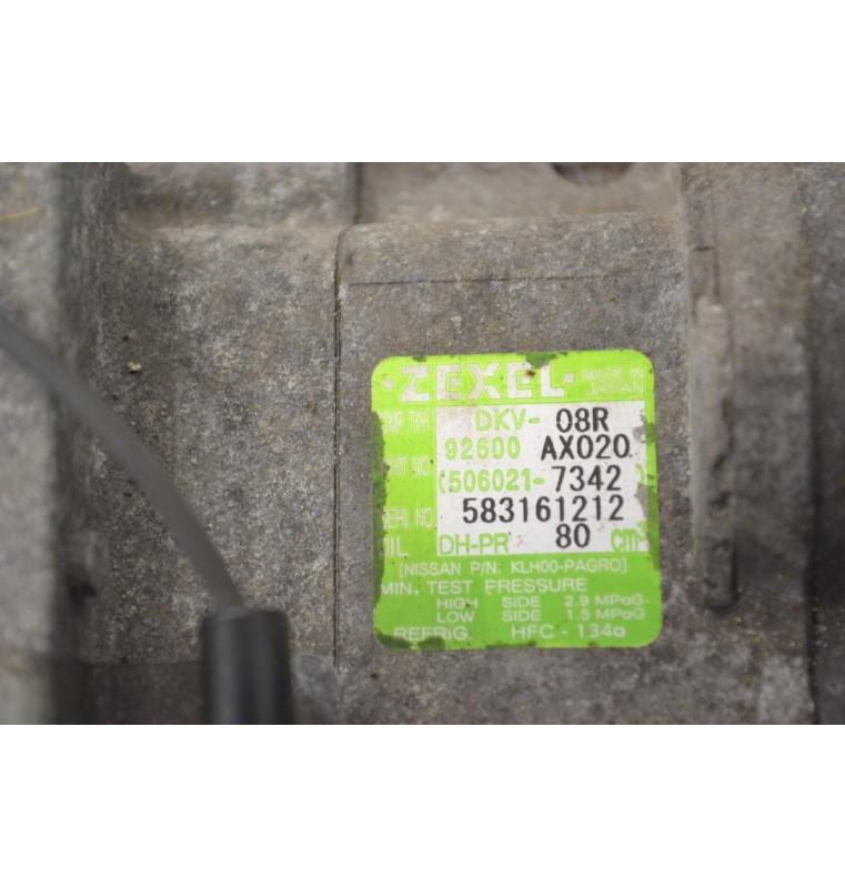 Κομπρεσέρ Aircondition Nissan Micra CR14 2003-2010 92600AX020 506021-7342 583161212