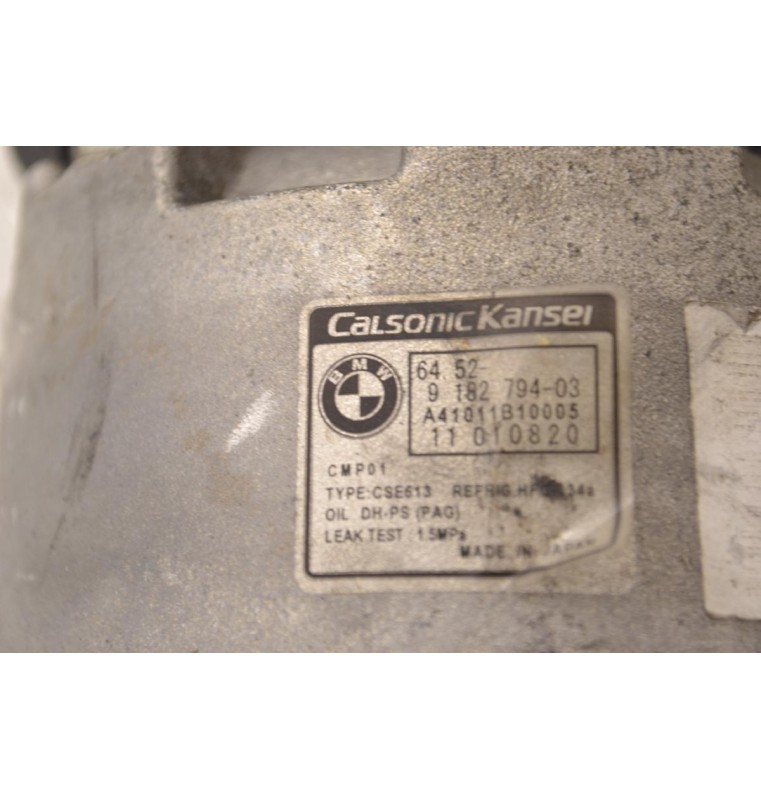 Κομπρεσέρ Aircondition - A/C Bmw 1.6 116i 316i 122PS N43B16 N43B20 2007-2011 CALSONIC 9182794-03 A41011B10005