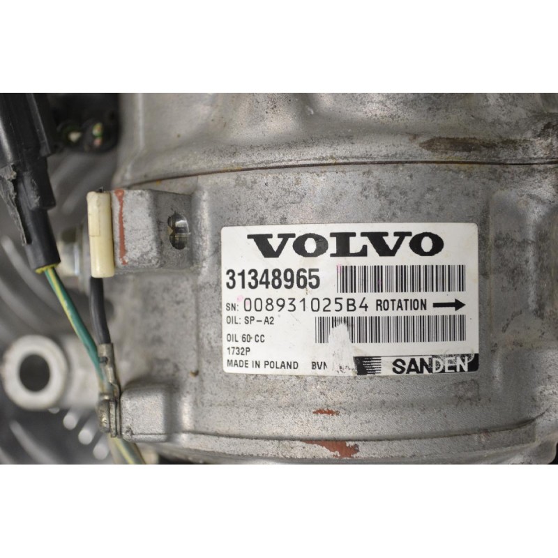 Κομπρεσέρ Aircondition - A/C Volvo S60 V40 2010-2015 SANDEN 31348965
