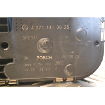 Πεταλούδα Γκαζιού Mercedes-Benz E200 W203 W211 271957 2000-2011 A2711410025 0280750076 (Γνήσια)