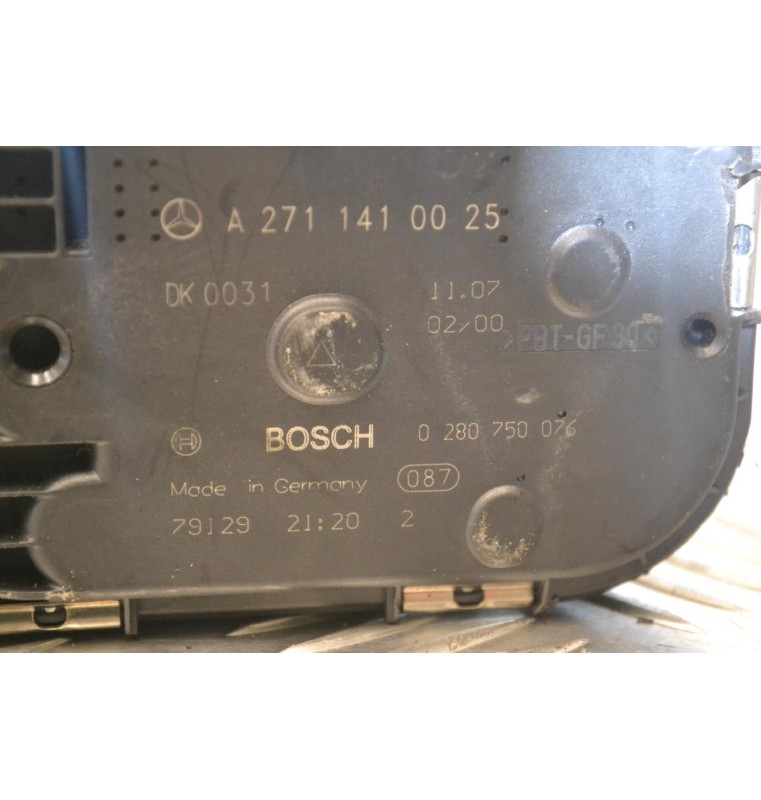 Πεταλούδα Γκαζιού Mercedes-Benz E200 W203 W211 271957 2000-2011 A2711410025 0280750076 (Γνήσια)