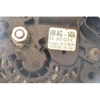 Δυναμός Audi A3 / A4 1.6 TDI CLH 140A 14V 2010-2016 03L903023K (Γνήσιο) (Volkswagen Golf / Seat Leon / Skoda Octavia)