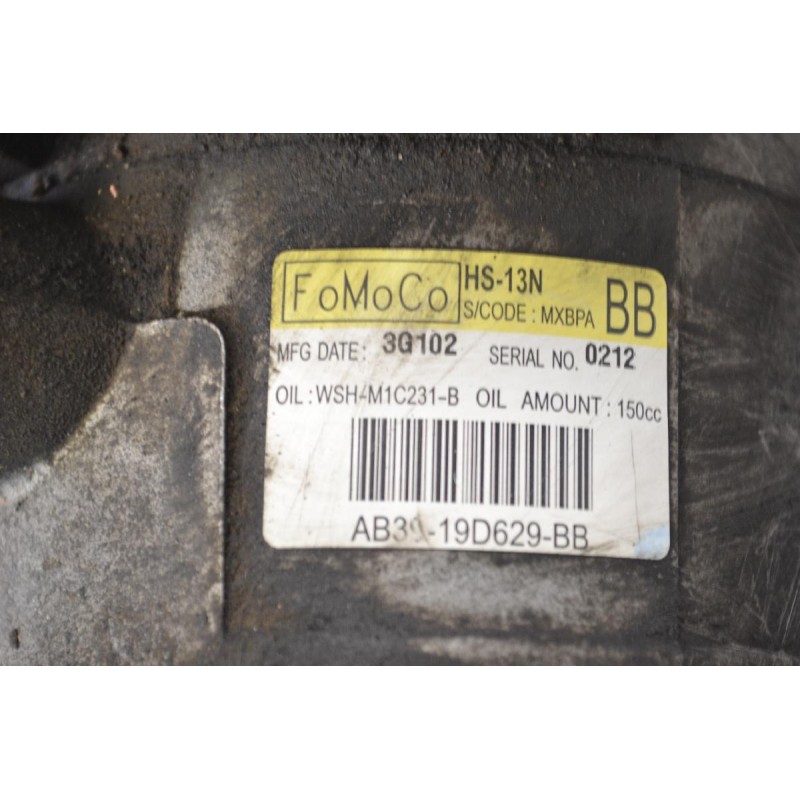 Κομπρεσέρ Aircondition A/C Ford Ranger - Transit 2.2 3.2 QJ2R P4AT 2006-2018 AB39-19D629-BB (Γνήσιο)