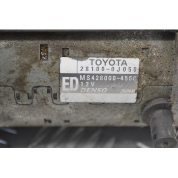 Μίζα Toyota Yaris 2002-2010 2SZ DENSO 28100-0J050 MS428000-4550(Γνήσια)