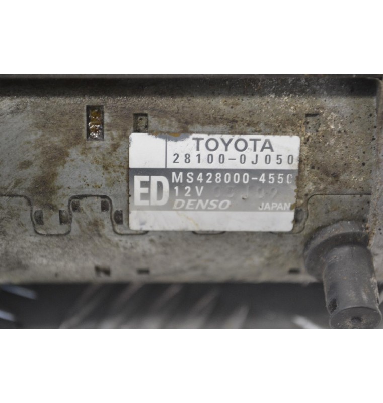 Μίζα Toyota Yaris 2002-2010 2SZ DENSO 28100-0J050 MS428000-4550(Γνήσια)