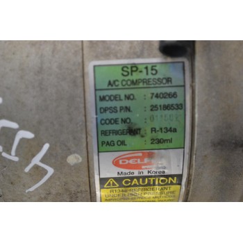 Κομπρεσέρ Aircondition - A/C Isuzu D-Max 3.0 4JJ1 2007-2012 740266 25186533