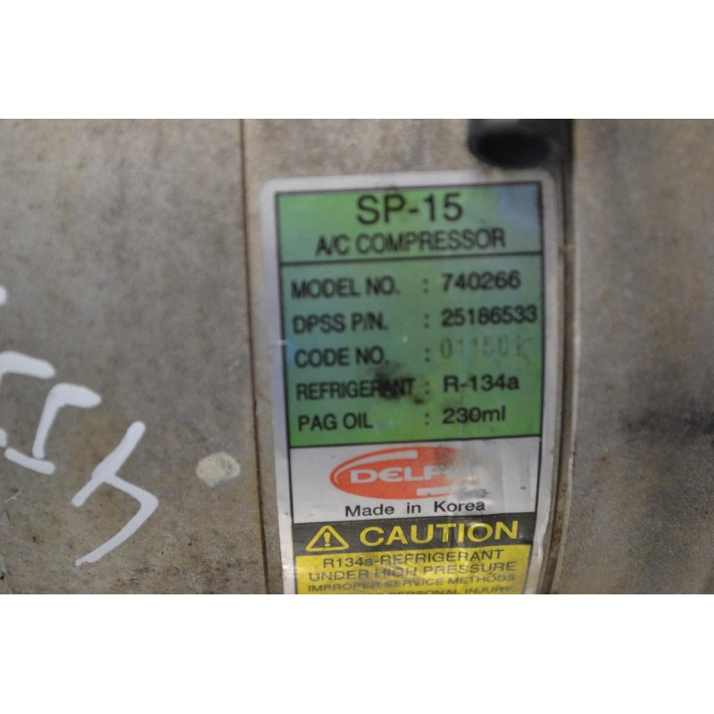 Κομπρεσέρ Aircondition - A/C Isuzu D-Max 3.0 4JJ1 2007-2012 740266 25186533