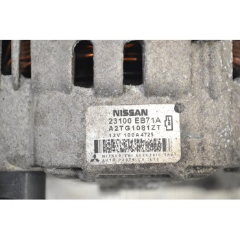 Δυναμό Nissan Navara D40 2.5cc YD25 100Α 2005-2010 23100-EB71A (Γνήσιο)