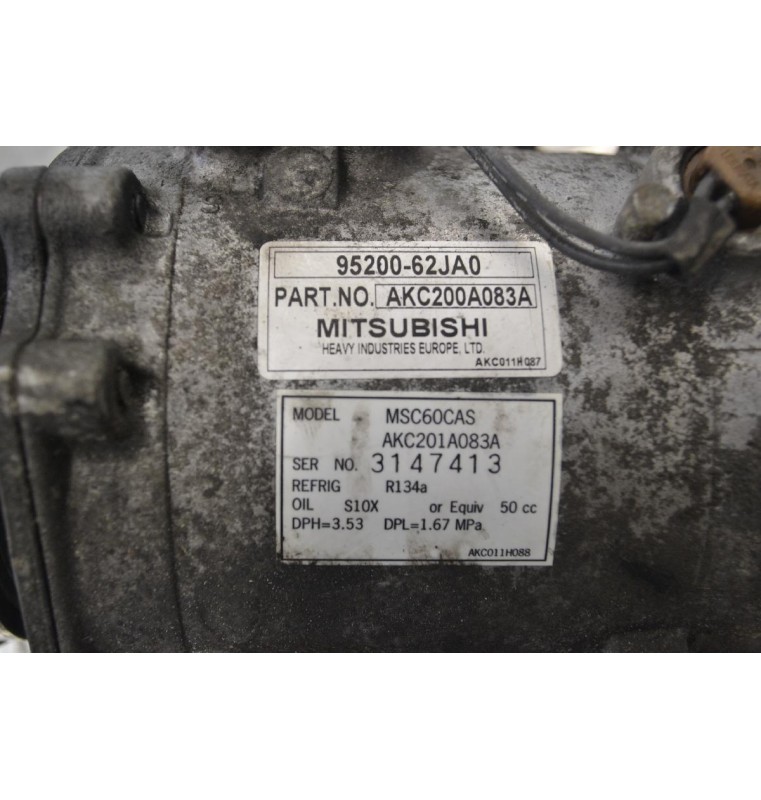 Κομπρεσέρ Aircondition - A/C Suzuki SX4 - Swift - M16A M13A M15A 2002-2010 95200-62JA0 AKC200A083A