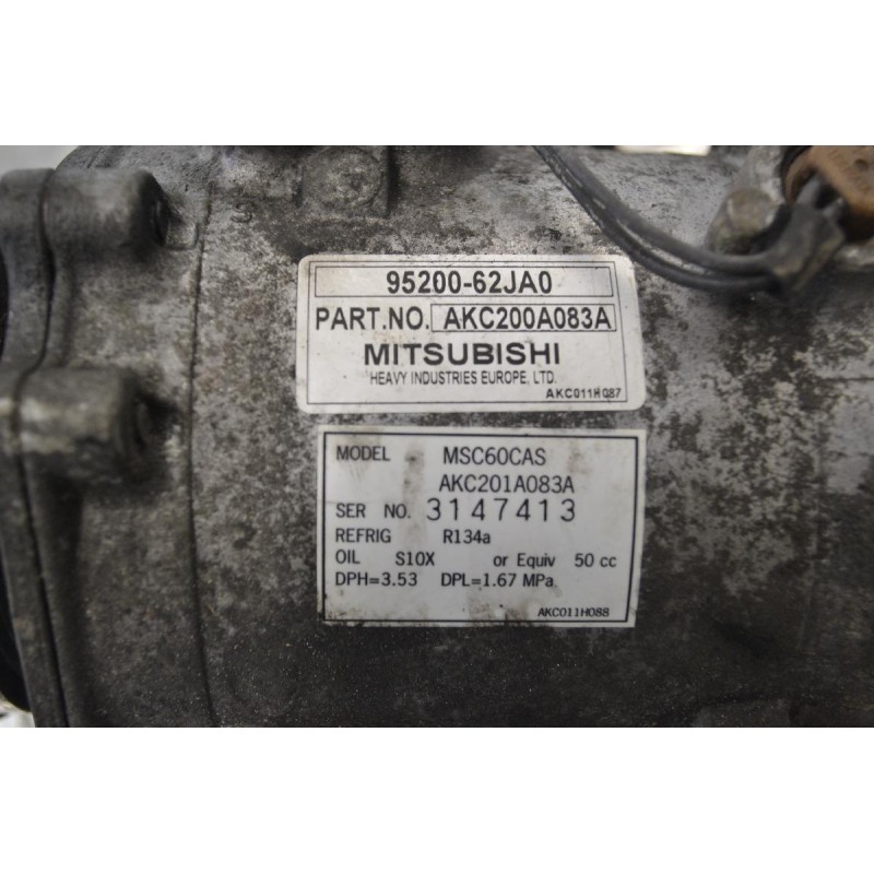 Κομπρεσέρ Aircondition - A/C Suzuki SX4 - Swift - M16A M13A M15A 2002-2010 95200-62JA0 AKC200A083A