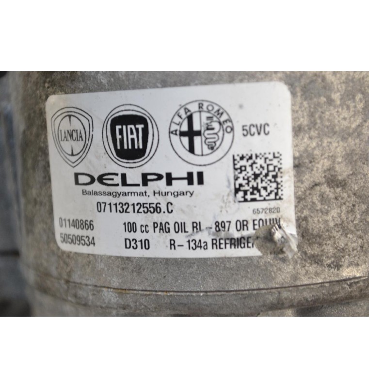 Κομπρεσέρ Aircondition - A/C Alfa Romeo Giulietta 1.4 TJET 940A2000 2005-2023 DELPHI 50509534 01140866