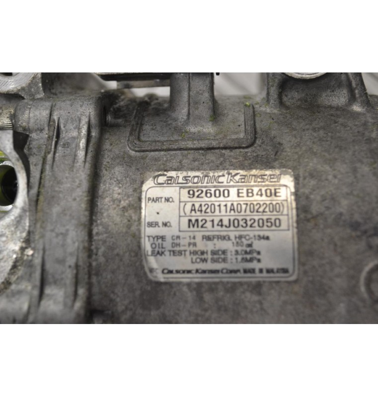 Κομπρεσέρ Aircondition - A/C Nissan Navara 2009-2025 CALSONIC 92600EB40E A42011Α0702200