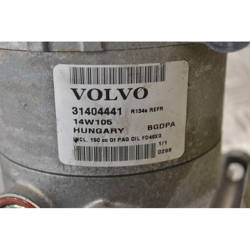 Κομπρεσέρ Aircondition - A/C Volvo V40 S60 V60 V70 B4164T 2012-2020 31404441 (Γνήσιο)