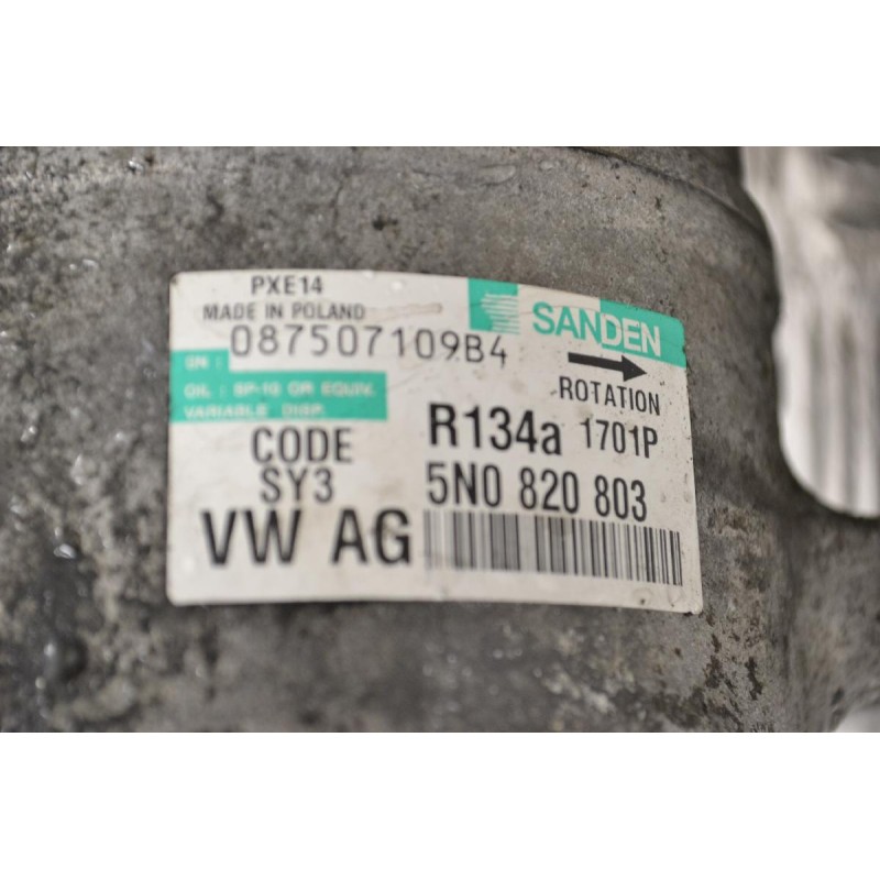 Κομπρεσέρ Aircondition Seat Ibiza / VW Polo 1.2 TSI CBZ 2005-2015 SANDEN 5N0820803 08750710984 1701P