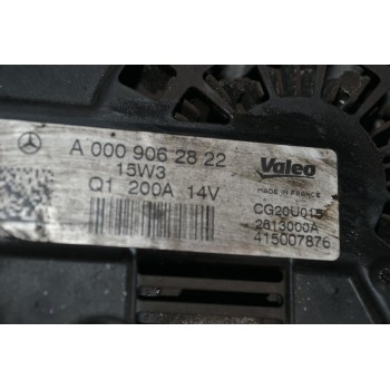 Δυναμό Mercedes-Benz Vito W447 CDI 651950 2014-2020 VALEO A0009062822 2613000A (200A)