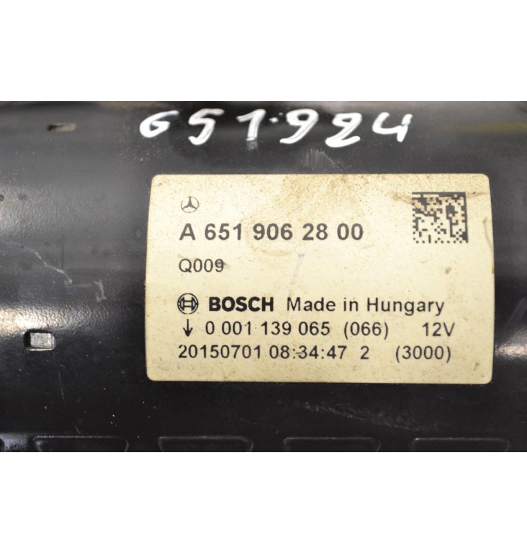 Μίζα Mercedes-Benz C 200 1993-2000 BOSCH A6519062800 0001139065