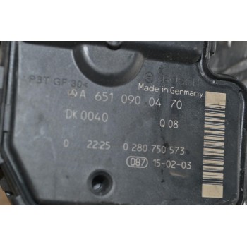 Πεταλούδα Γκαζιού Mercedes-Benz 220 2014-2018 A6510900470 0280750573