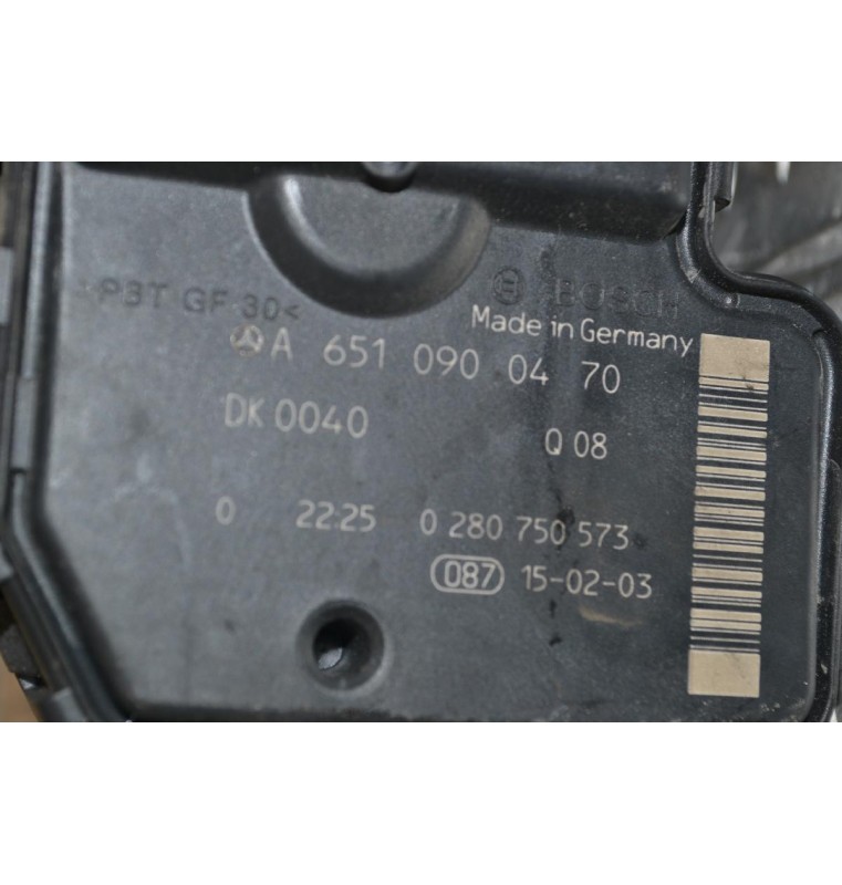 Πεταλούδα Γκαζιού Mercedes-Benz 220 2014-2018 A6510900470 0280750573