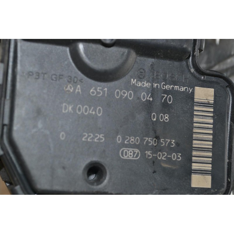 Πεταλούδα Γκαζιού Mercedes-Benz 220 2014-2018 A6510900470 0280750573