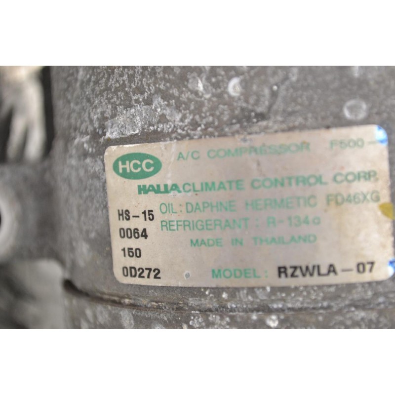 Κομπρεσέρ Aircondition Ford Ranger / Mazda BT50 2.5 WL 1997-2010 RZWLA-07