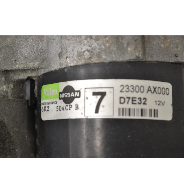 Μίζα Nissan Micra / Note CR14 1.4 / 1.2 CR12 VALEO 2003-2010 23300-AX000 D7E32