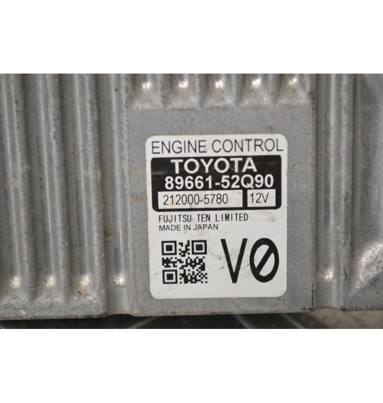 Εγκέφαλος Toyota Yaris 1.3 1NR 2010-2018 FUJITSU 89661-52Q90 212000-5780