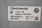 Εγκέφαλος Bmw 320 E90 143ps N43B20A 2005-2010 7621178 DME 5WK94901 MSD81.2