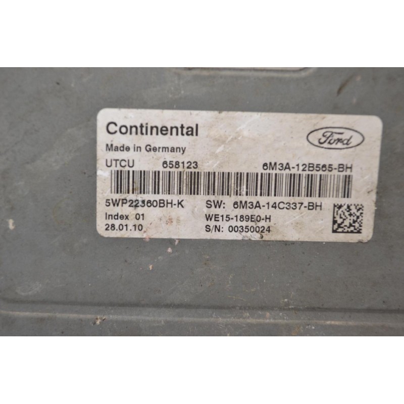 Εγκέφαλος Ford Ranger 2006-2011 CONTINENTAL 658123 6M3A-12B565-BH 6M3A-14C337-BH 5WP22360BH-K