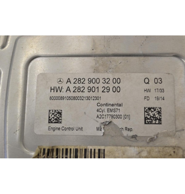 Εγκέφαλος Mercedes-Benz CLA 250 2020-2026 282914 CONTINENTAL A2829003200 A2829012900