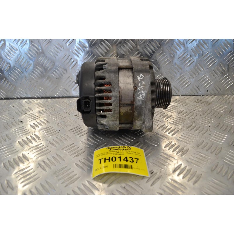 Δυναμός Opel Astra 1.7 A17DTE 140A 14V 2010-2015 (Γνήσιο) (Meriva - Zafira - Corsa) 13579675