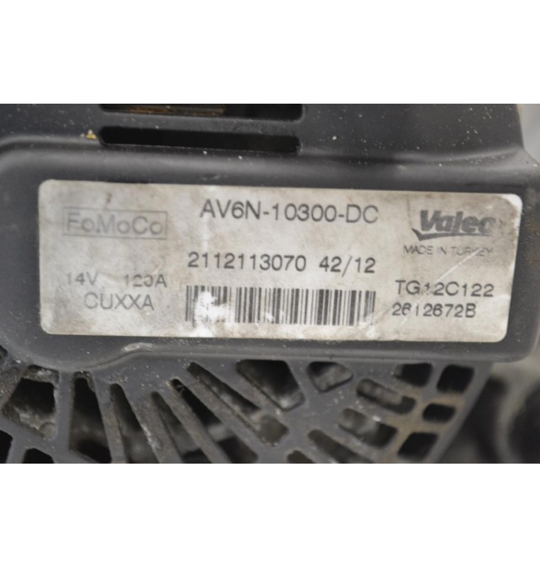 Δυναμό Ford Fiesta 2012-2017 D4204T VALEO AV6N-10300-DC 2112113070 TG12C122