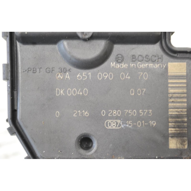 Πεταλούδα Γκαζιού Mercedes-Benz 220 2014-2018 A6510900470 0280750573