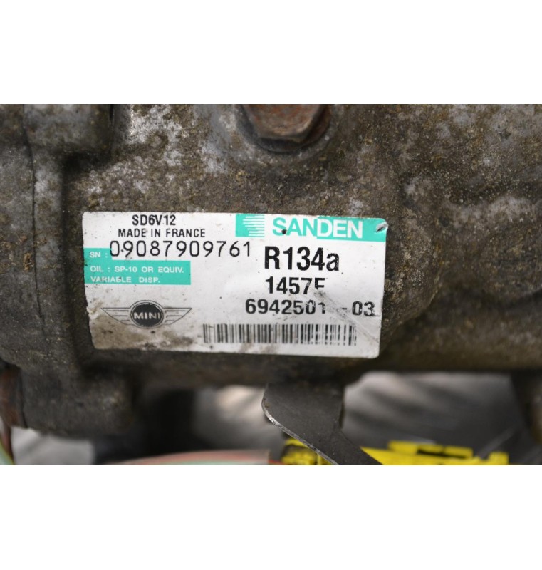 Κομπρεσέρ Aircondition Mini Cooper R56 N12B16A 2006-2011 SANDEN 6942501-03 1457F