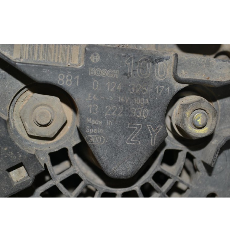 Δυναμό Opel Corsa C 1.4 Z14XEP/Z12 2000-2007 BOSCH 0124325171 13222930 14V 100A