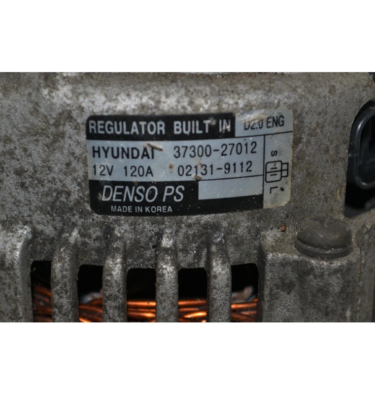 Δυναμό Kia Sportage - Tucson 2.0 CRD 140PS D4EA 2004-2009 Denso 37300-27012 120A