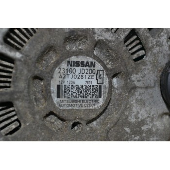 Δυναμό Nissan Qashqai 2006-2015 23100JD200 A2TJ0281ZE