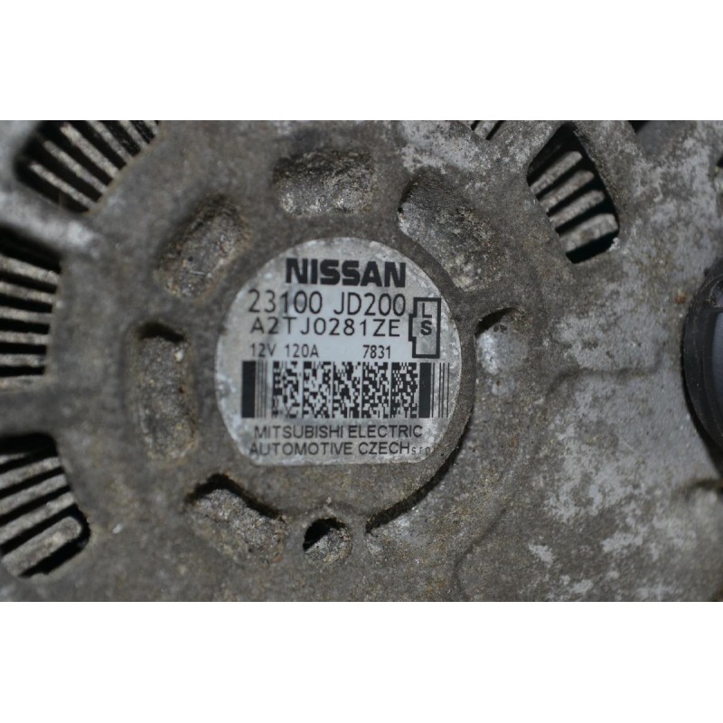 Δυναμό Nissan Qashqai 2006-2015 23100JD200 A2TJ0281ZE