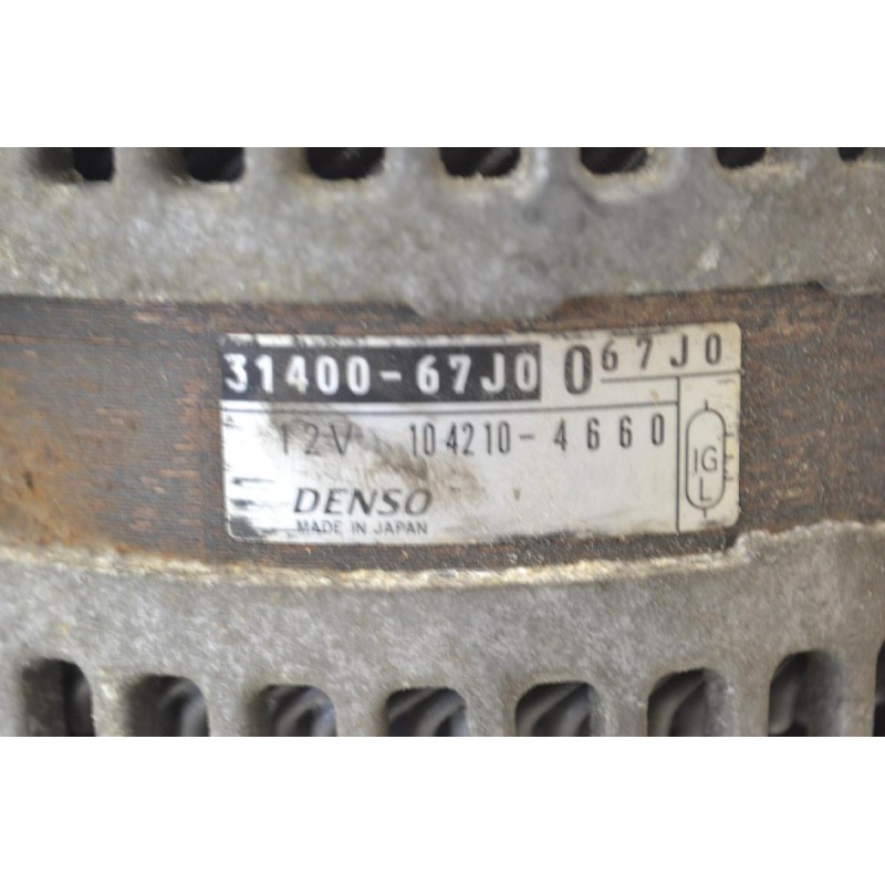 Δυναμό Suzuki Suzuki Grand Vitara 1.9 F9QB264 Denso 2006-2015 31400-67J00 104210-4660