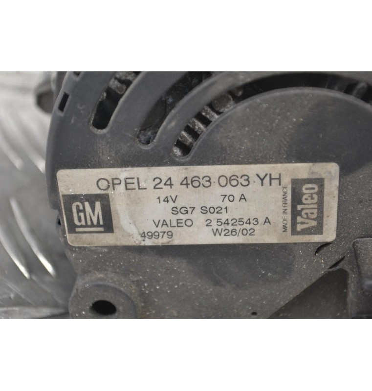 Δυναμό Opel Z14XE 1995-2010 24463063YH 2542543A
