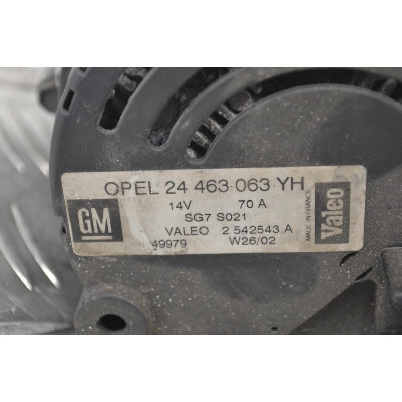 Δυναμό Opel Z14XE 1995-2010 24463063YH 2542543A
