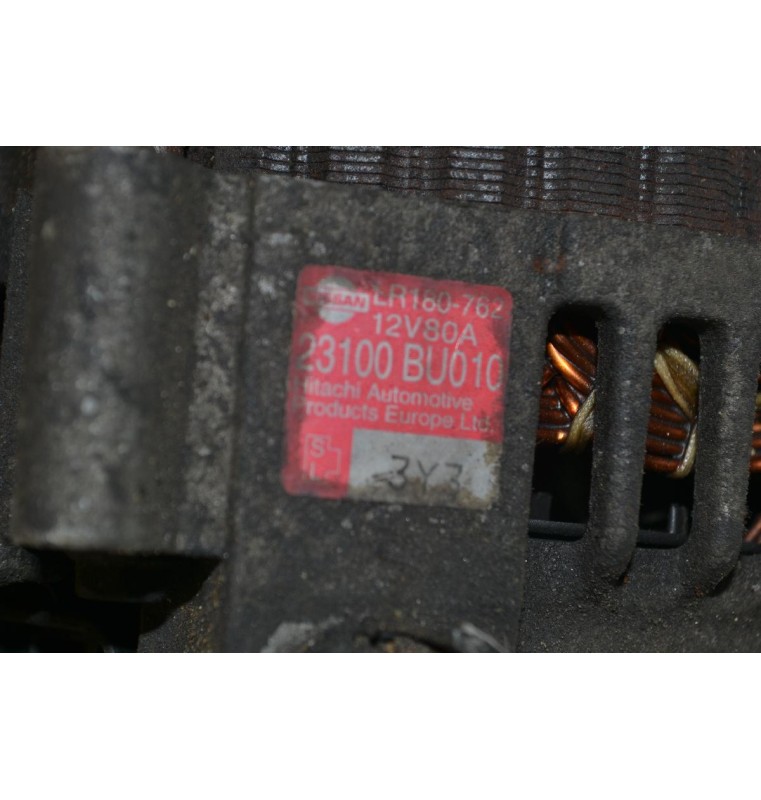 Δυναμό Nissan Almera N16 80A 12V QG15 2000-2005 23100-BU010 LR180-762 (Γνήσιο)