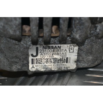 Δυναμό Nissan Navara D40 2.5 DCI YD25 2005-2010 23100-EB31A A3TG2681AE 130A