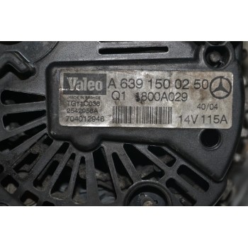 Δυναμό Smart ForFour 1.5 CDI 639939 2003-2007 (Mitsubishi Colt 1.5 DI-D) A6391500250 2542956A