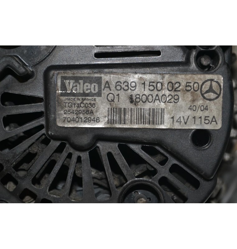 Δυναμό Smart ForFour 1.5 CDI 639939 2003-2007 (Mitsubishi Colt 1.5 DI-D) A6391500250 2542956A