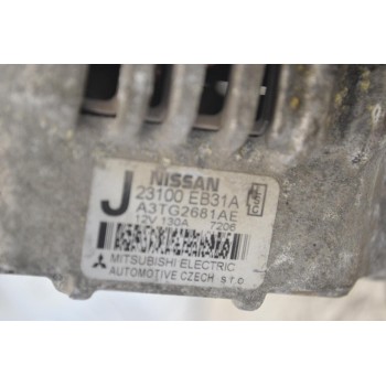 Δυναμό Nissan Navara D40 2.5 DCI YD25 2005-2010 23100-EB31A A3TG2681AE 130A