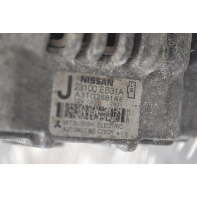 Δυναμό Nissan Navara D40 2.5 DCI YD25 2005-2010 23100-EB31A A3TG2681AE 130A