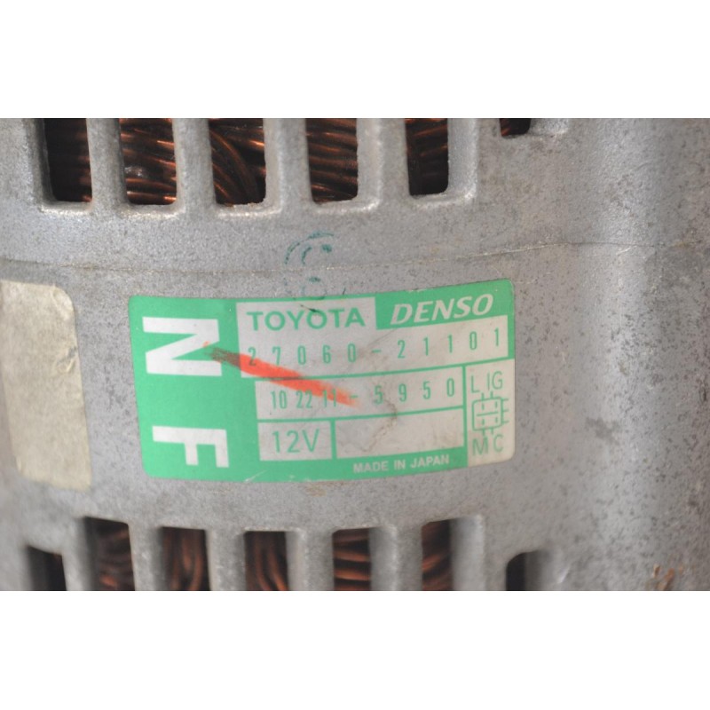 Δυναμό Toyota Yaris 1999-2005 DENSO 2706021101 