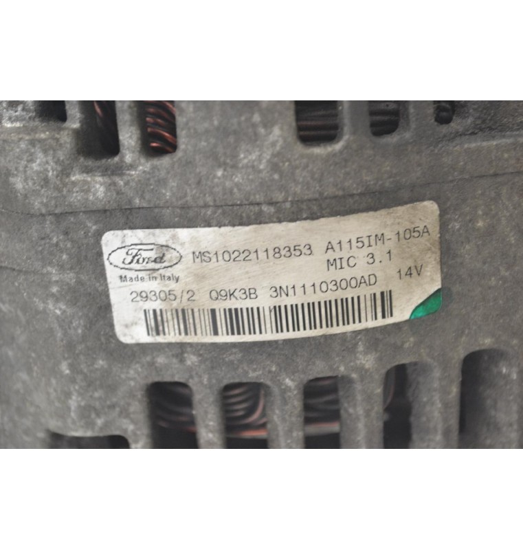 Δυναμό Ford Focus 1.4 / 1.6 ASDA HXDA 2005-2012 MS1022118353 A115IM-105A 3N1110300AD